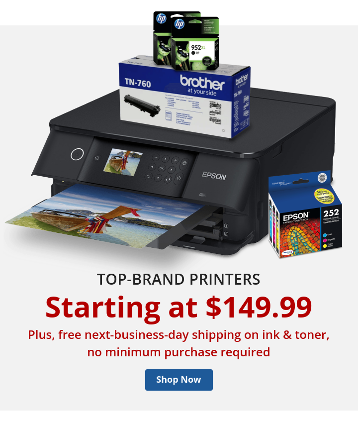 Print, Copy And Scan Printers Now Starting At $149.99