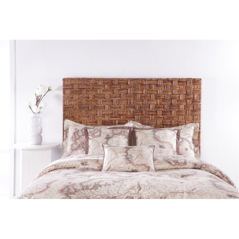 Panama Jack Coffee Brown Woven King Headboard