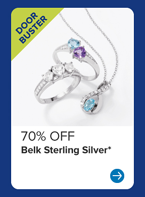 70% off Belk sterling silver.