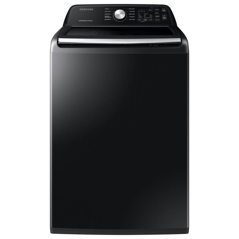 Samsung Top Load Washing Machine with Active Waterjet - 4.5 cu. ft. Brushed Black