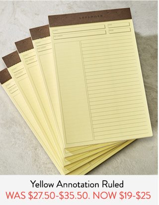 Shop Freeleaf Yellow Annotation Ruled Notepads