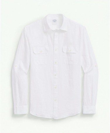 Irish Linen Ainsley Collar Sport Shirt