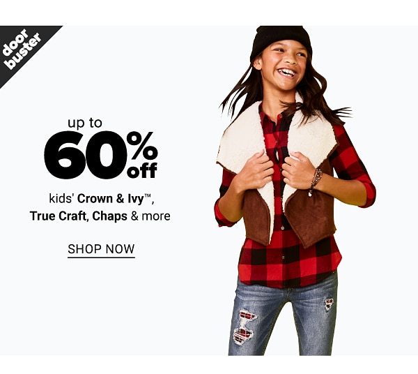 Up to 60% off Kids' Crown & Ivy, True Craft, Chaps and more - Shop Now