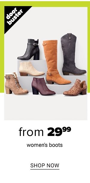 From 29.99 Women's Boots - Shop Now