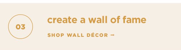 3. create a wall of fame shop wall decor