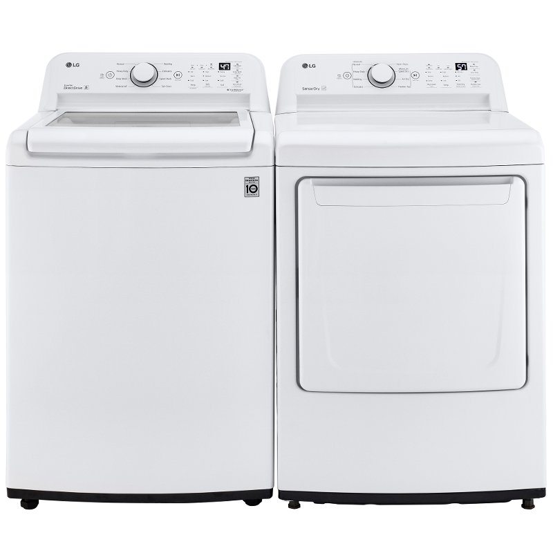 LG Washer and Electric Dryer Set - White 7000