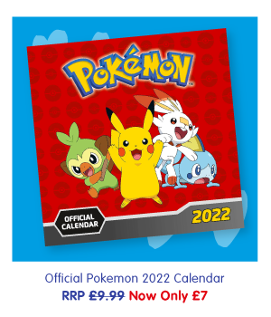 Official Pokemon 2022 Square Calendar