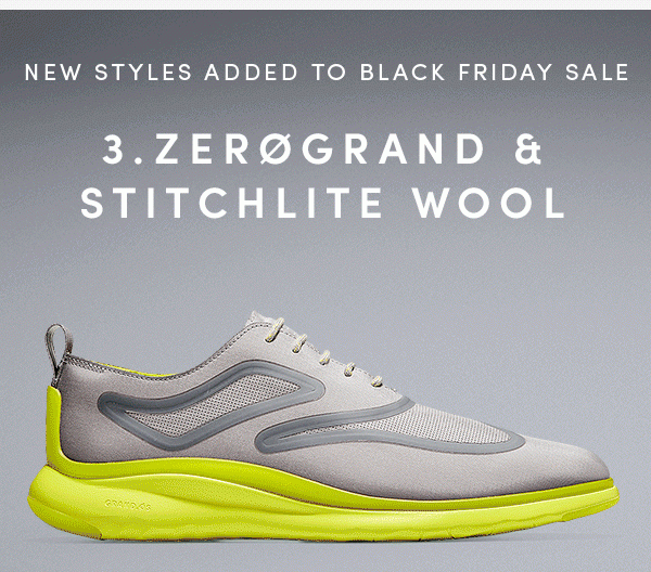 NEW STYLES ADDED TO BLACK FRIDAY SALE | 3.ZEROGRAND & STITCHLITE WOOL