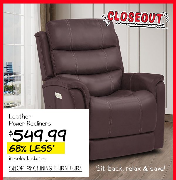 Leather Recliners