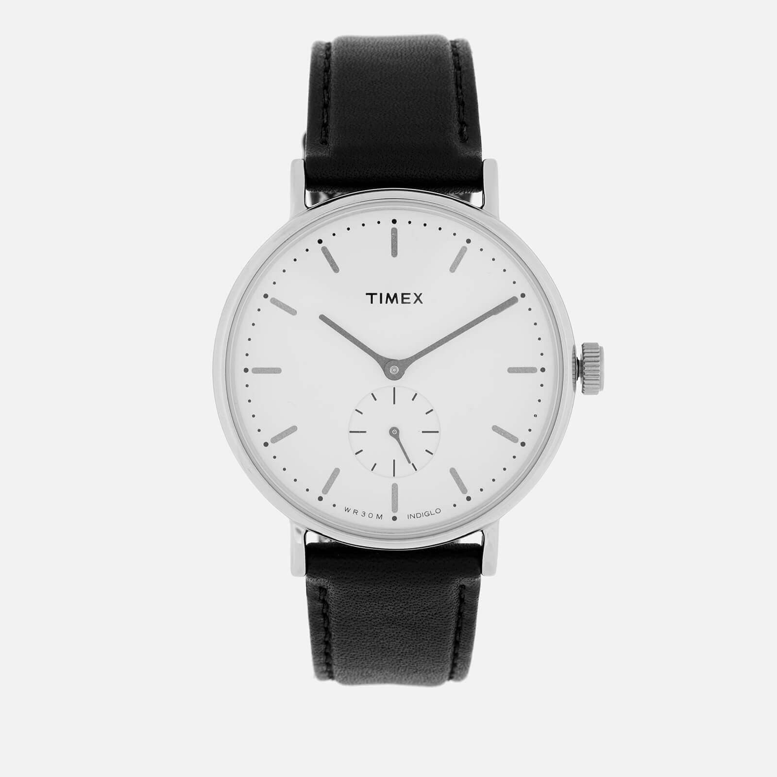 Timex Men's Fairfield Leather Strap Watch