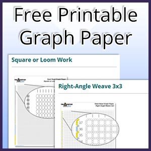 Printable Seed Bead Graph Paper