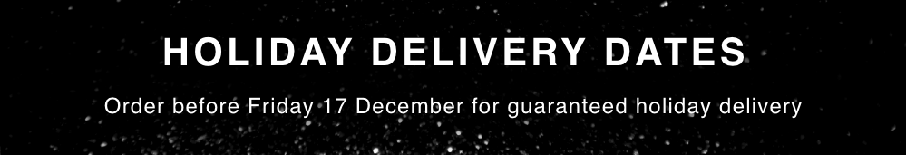 Holiday Delivery Dates