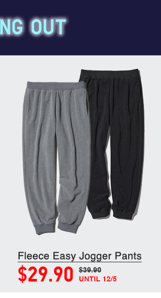 PDP9 - MEN FLEECE EASY JOGGER PANTS