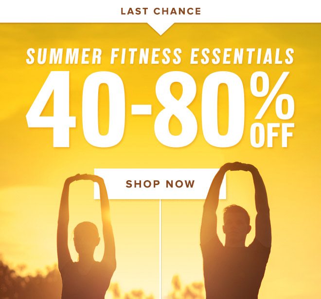 50-80% Off Fitness Essentials - Shop Now