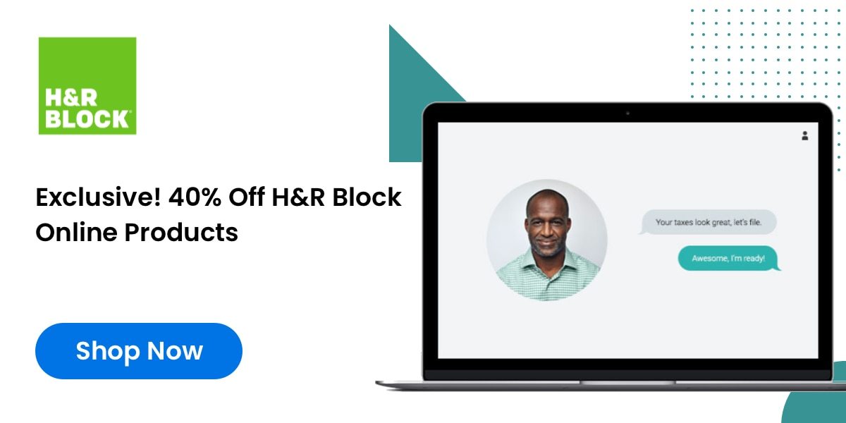 H&R Block: Exclusive! 40% Off H&R Block Online Products