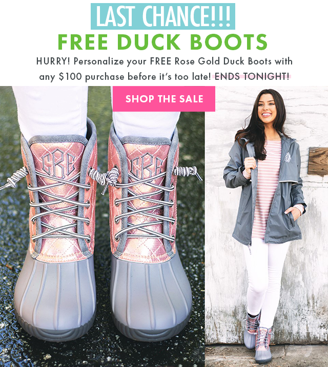 Free Duck Boots Offer Expires TONIGHT 