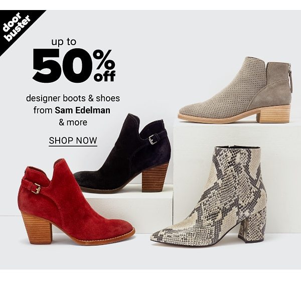 Up to 50% Off Designer Boots & Shoes - Shop Now