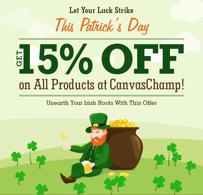 Get 15% off site-wide on this St. Patricks’ Day