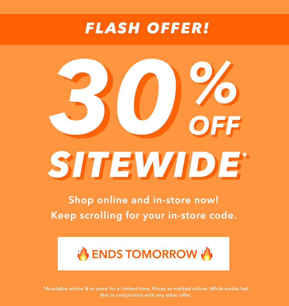 30% off SITEWIDE! Ends Sunday!