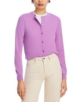 C by Bloomingdale's Crewneck Cashmere Cardigan - Exclusive 