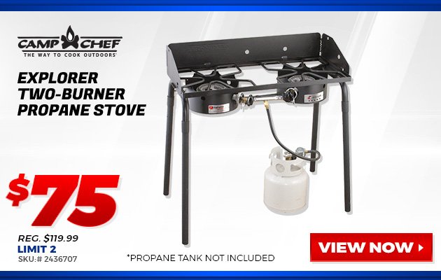 Camp Chef Explorer Two-Burner Propane Stove