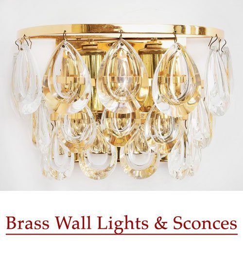 Brass Wall Lights & Sconces
