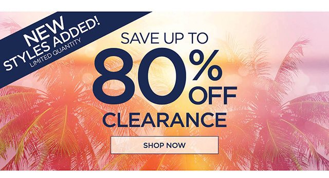 80% Off Clearance