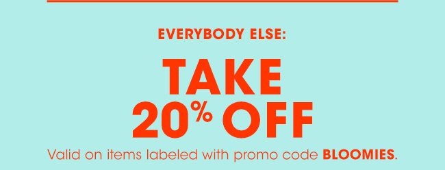 TAKE 20% OFF