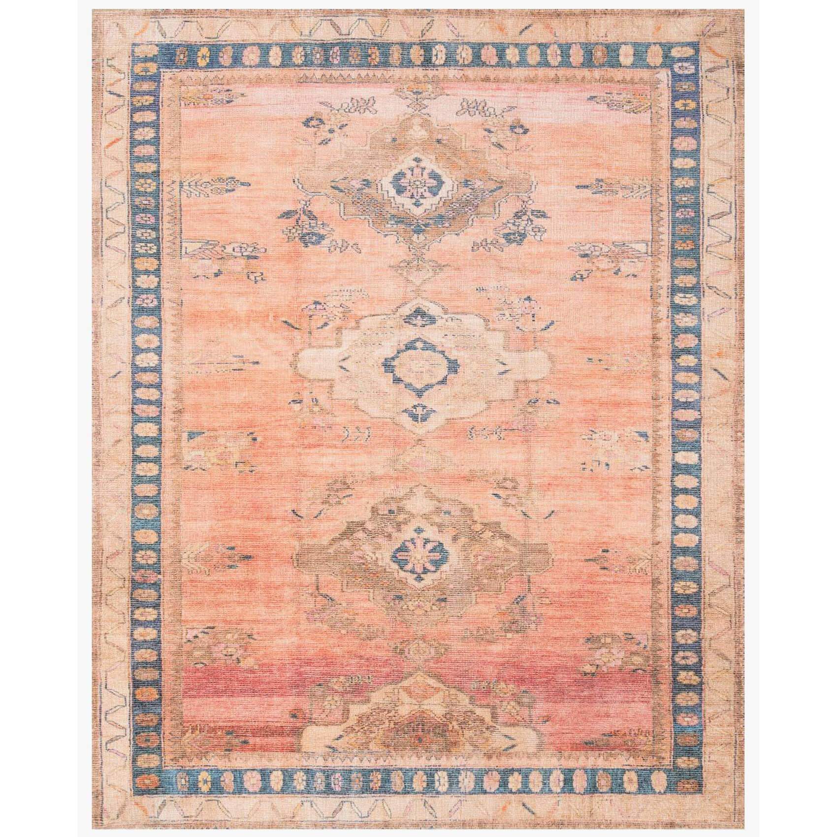 Image of Magnolia Home by Joanna Gaines x Loloi Rug Deven DEV-01, Sunset/Indigo