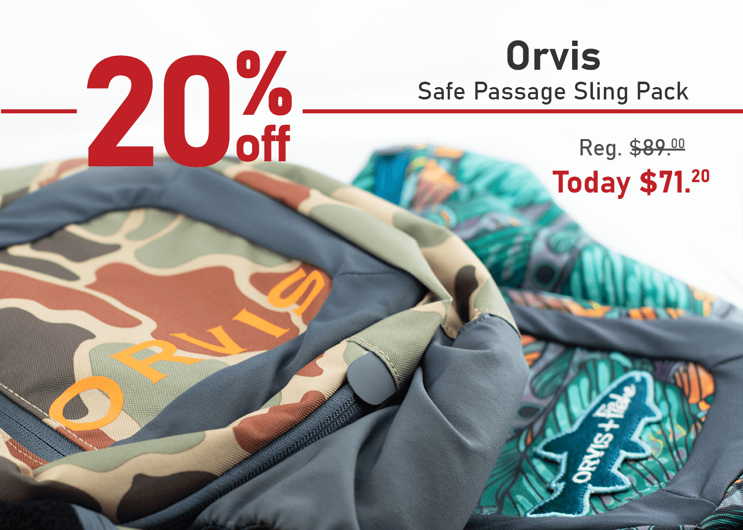Save 20% on the Orvis Safe Passage Sling Pack