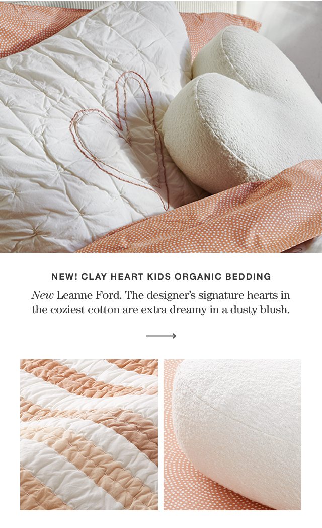 Clay Heart Kids Organic Bedding