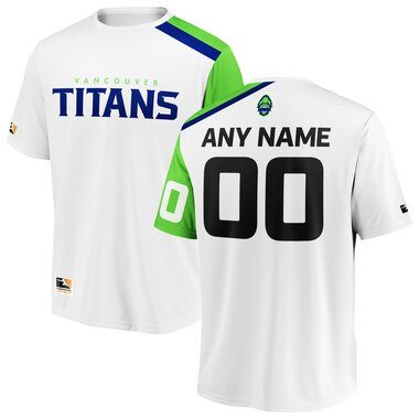 Vancouver Titans Overwatch League Away Custom Jersey – White