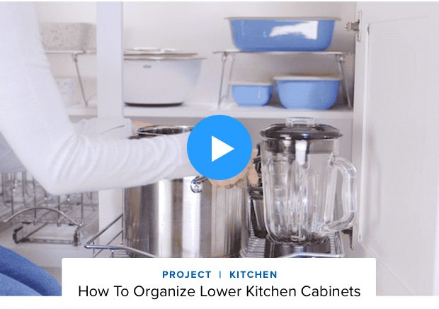 How To Organize Lower Kitchen Cabinets