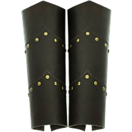 Warriors Studded Leather Bracers