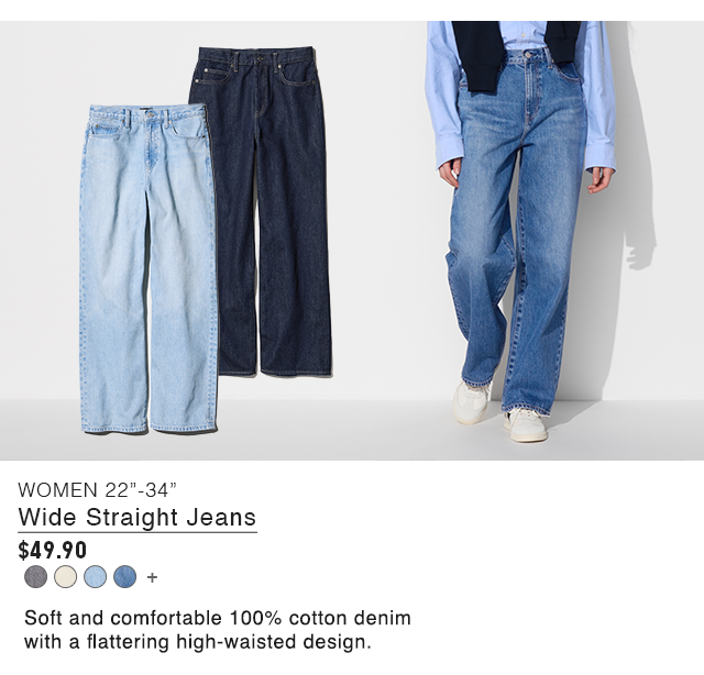 PDP1 - WOMEN WIDE STRAIGHT JEANS