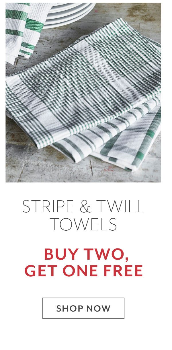 Stripe & Twill Towels