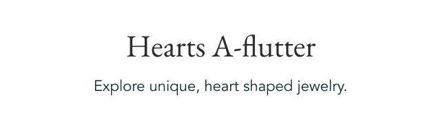 Hearts A-flutter