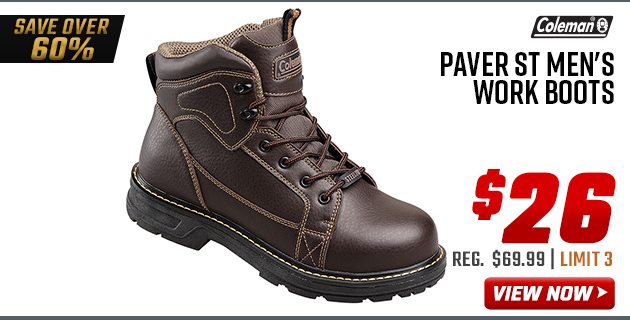 coleman paver st work boots