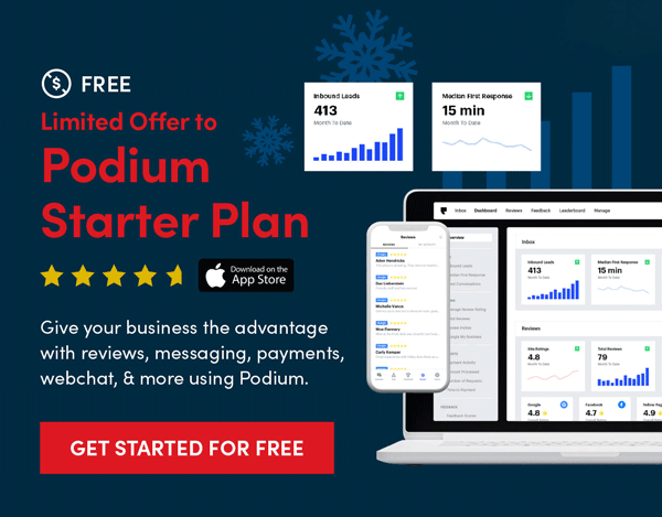 Podium Starter Plan | Shop Now