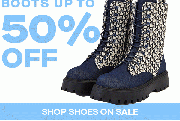 BOOTS UP TO 50% OFF