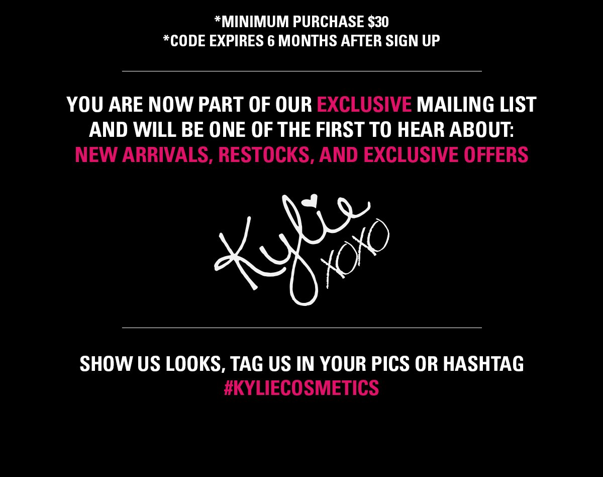 You are now part of our exclusive mailing list and will be one of the first to hear about: new arrivals, restocks, and exclusive offers.