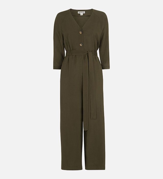 Whistles Lorena Tie Front Jumpsuit