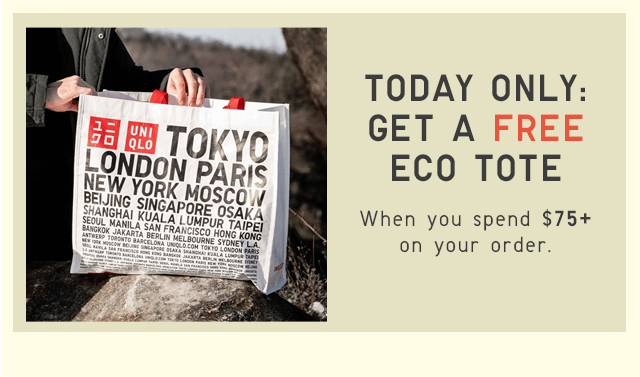 BANNER1 - TODAY ONLY: GET A FREE ECO TOTE