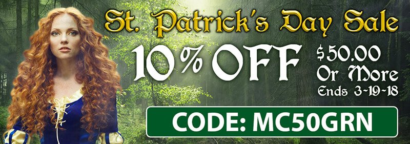 Medieval Collectibles Banner - St. Patrick's Day Sale