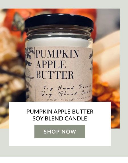 Pumpkin Apple Butter Soy Blend Candle 