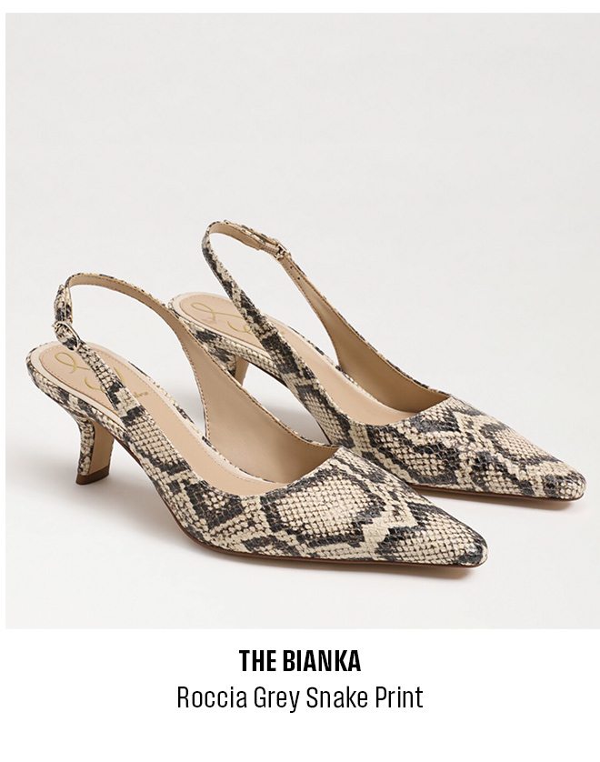 The Bianka (Roccia Grey Snake Print)