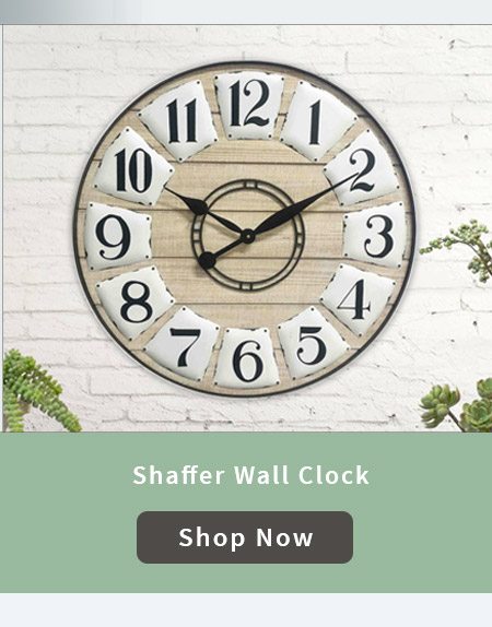 Shaffer Wall Clock 