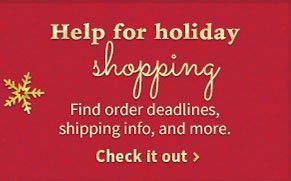 Help for holiday shopping Check it out