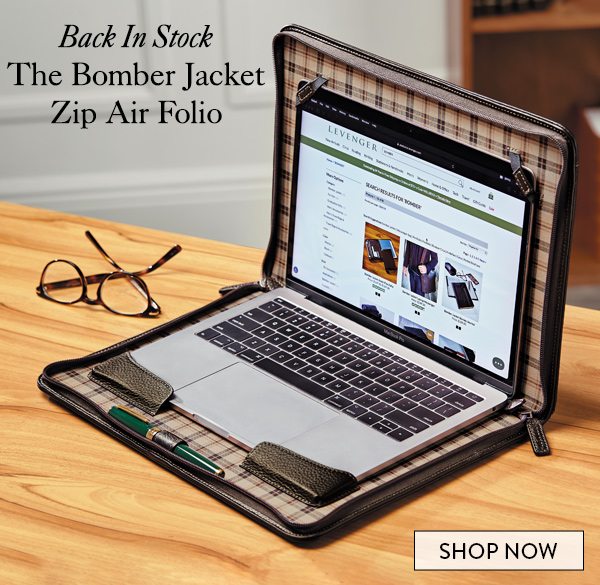 Bomber Jacket Zip Air Folio