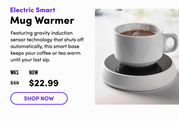 Electric Smart Mug Warmer | Shop Now